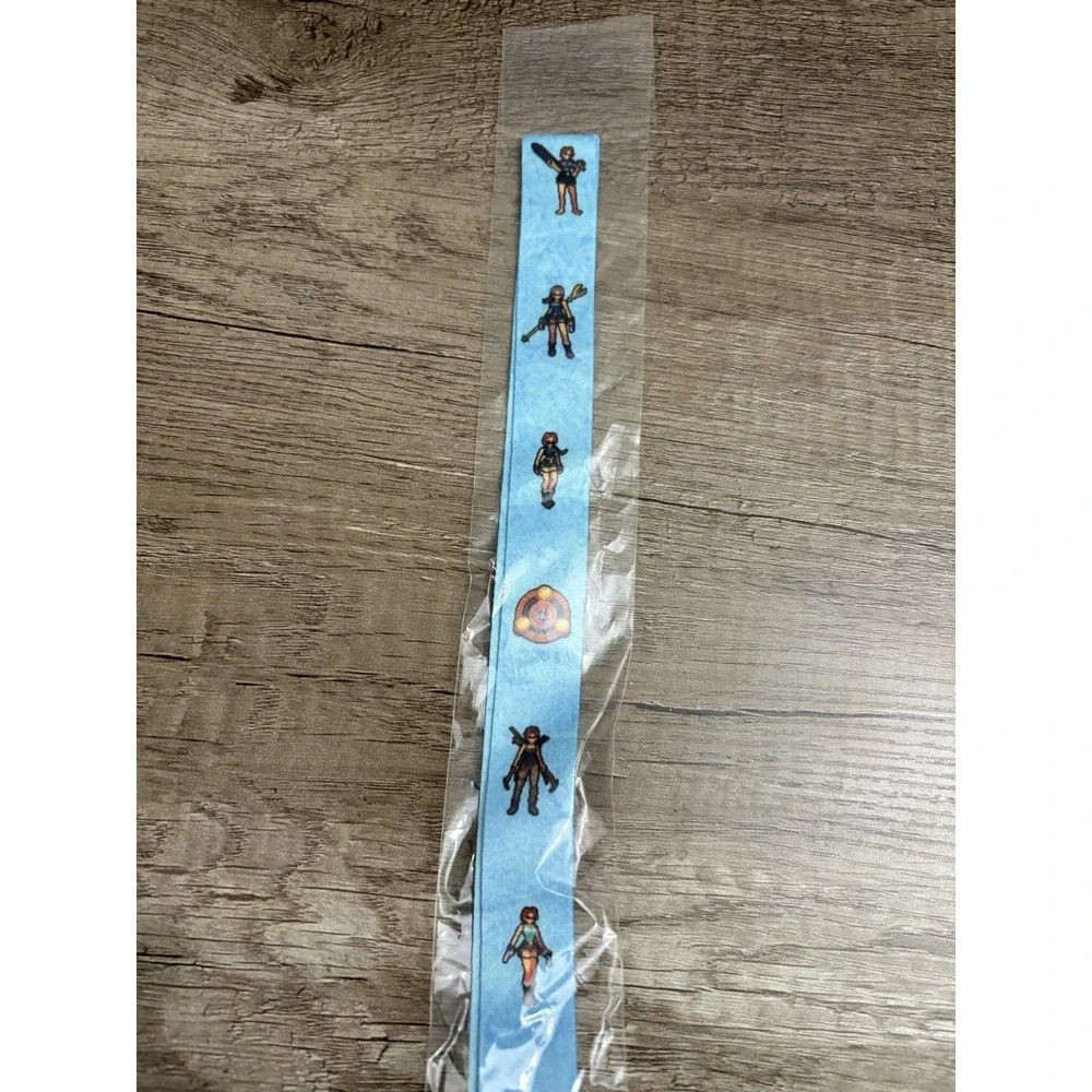 Lara Croft Tomb Raider 20 YEAR ICON Square Enix rare Promo Lanyard Gamescom 2016